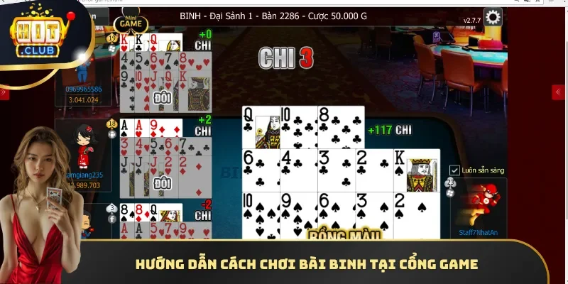 Hướng dẫn cách chơi bài binh tại cổng game